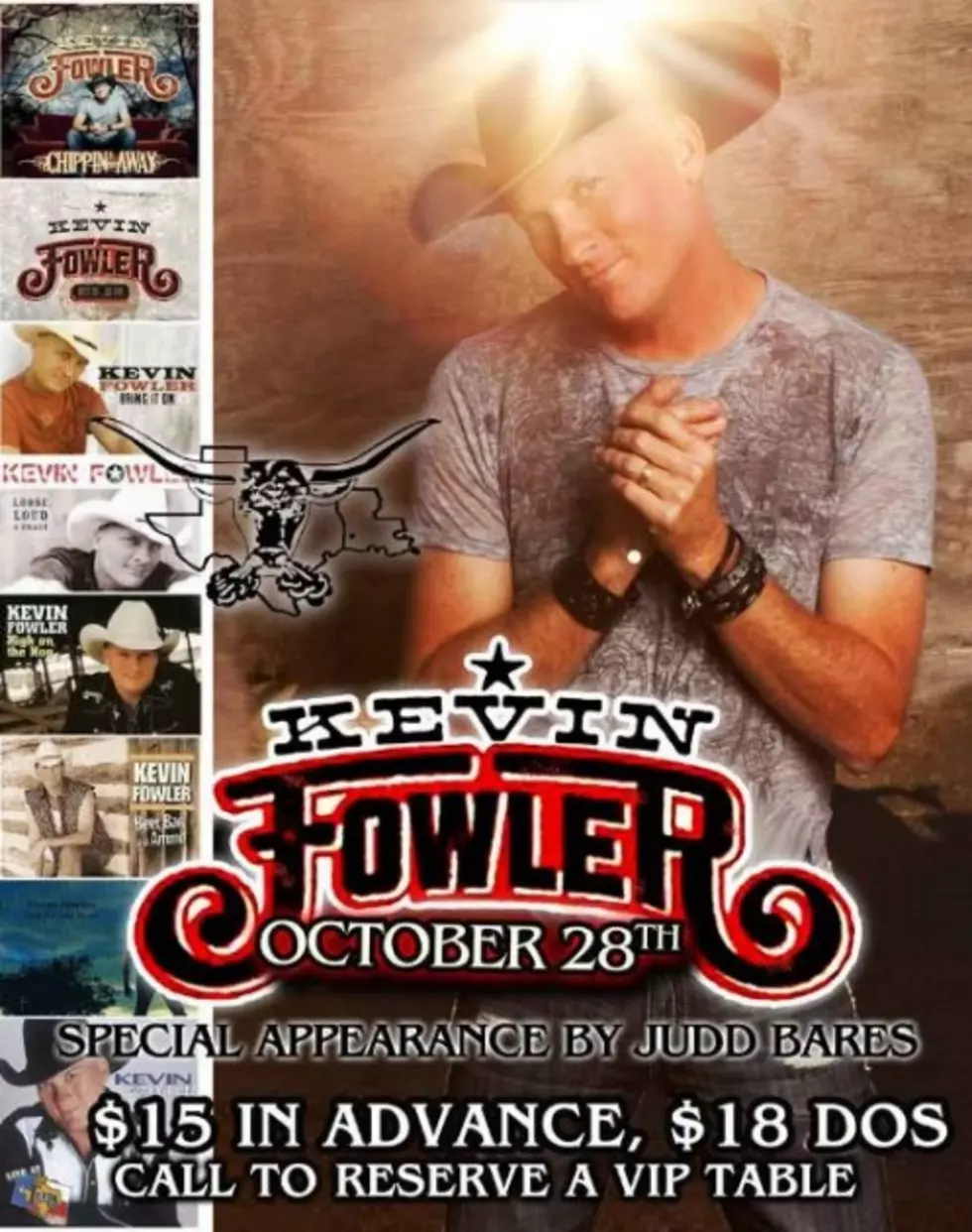 Kevin Fowler Live at Texas Longhorn Club in Vinton &#8212; 10-28-11