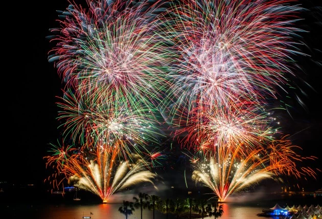 General Views & Atmosphere During Cannes Film Festival Fireworks