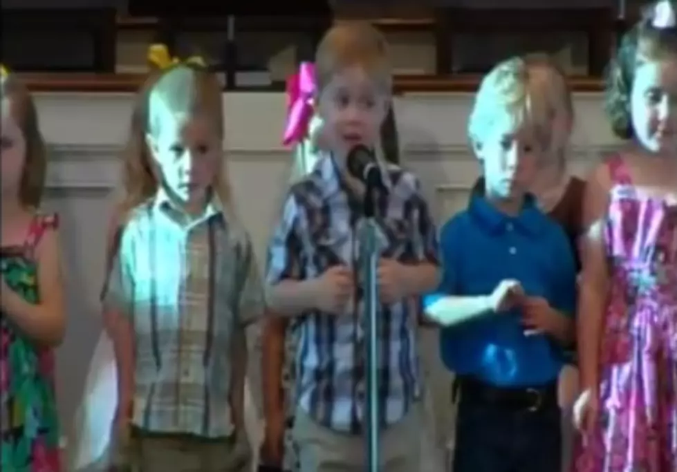 Kid Singing About Bible In School Play Breaks Out Into George Strait Song [VIDEO]