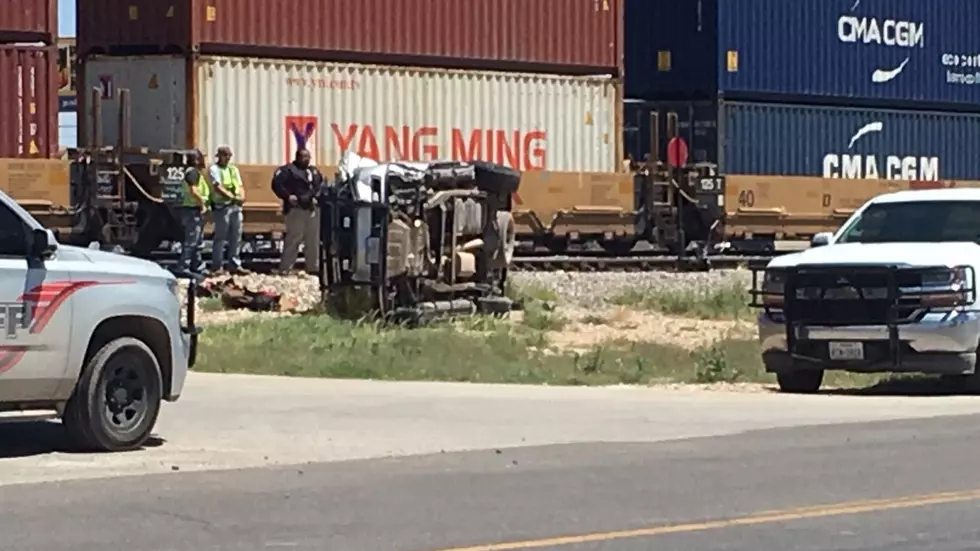 Train Collides with Midland County Sheriff’s Vehicle, Caught on Video